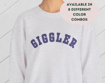 Giggly Squad Fan Sweatshirt Giggler Sweatshirt Gift for Giggler Hannah Berner Paige Desorbo Sweatshirt Club Giggly Sweatshirt