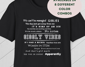 Giggly Squad Fan Shirt Giggly Vibes Shirt Hannah Berner Paige Desorbo Shirt Club Giggly Shirt Gift for Giggler
