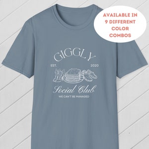 Giggly Squad Fan Shirt Giggly Social Club Shirt Hannah Berner Paige Desorbo Shirt Giggler Gift Club Giggly Shirt