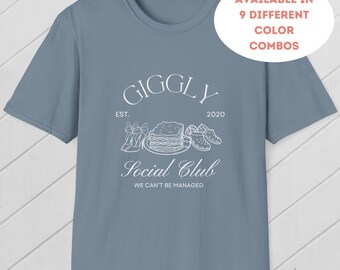 Giggly Squad Fan Shirt Giggly Social Club Shirt Hannah Berner Paige Desorbo Shirt Giggler Gift Club Giggly Shirt