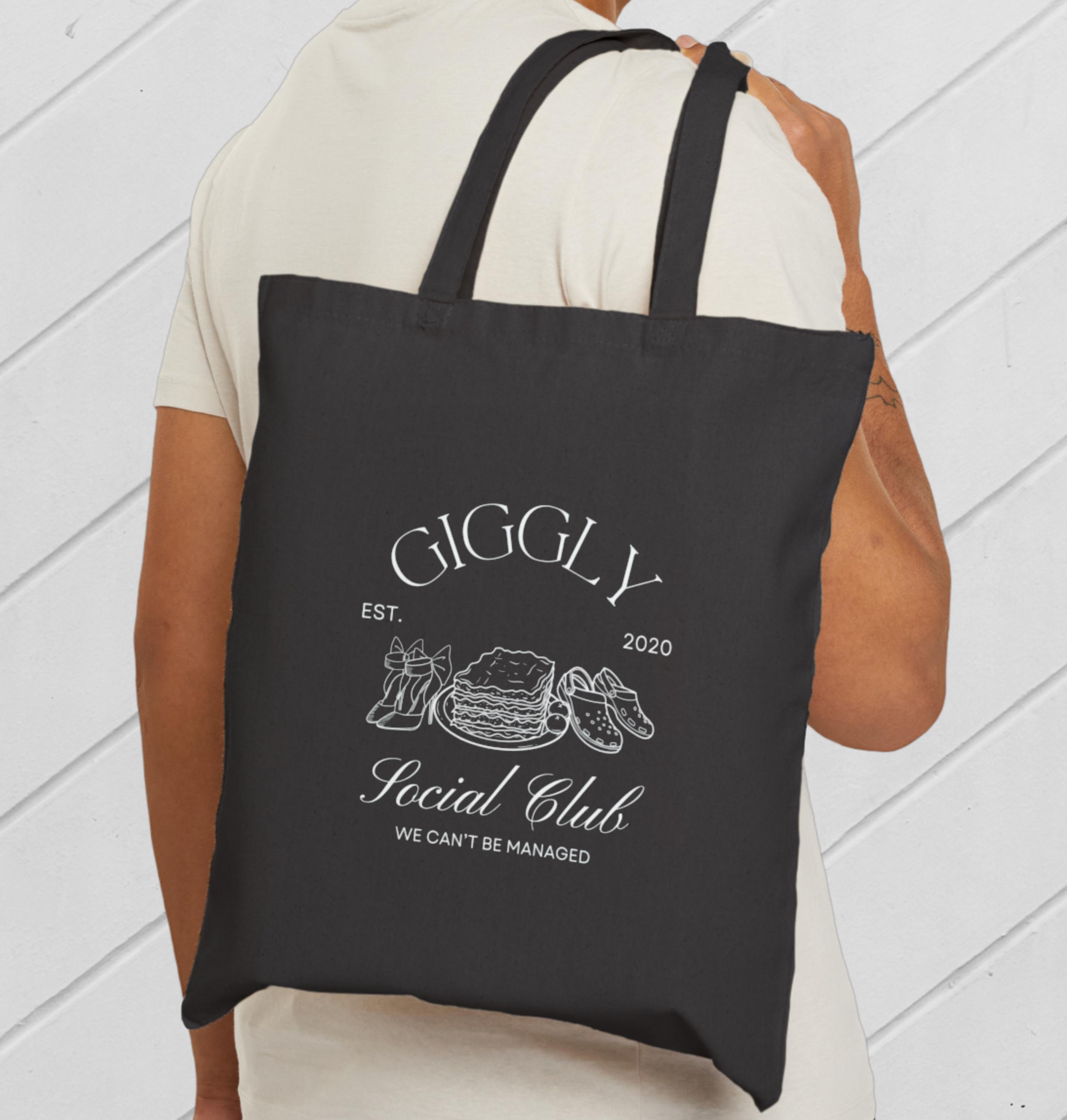 Giggly Squad Fan Tote Bag Giggler Gift Hannah Berner Paige Desorbo Bag ...