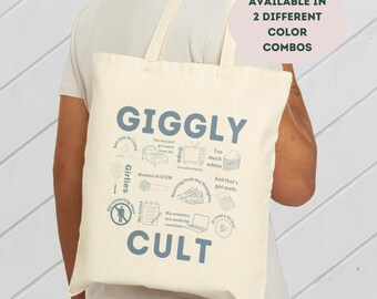 Giggly Cult Tote Bag, Giggly Squad Fan Bag, Giggler Tote Bag, Hannah Berner Paige Desorbo Fan Bag