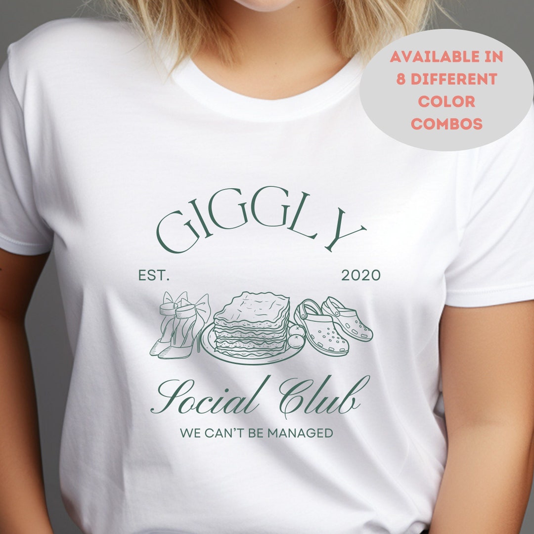 Giggly Squad Fan Shirt Giggler T Shirt Hannah Berner and Paige Desorbo
