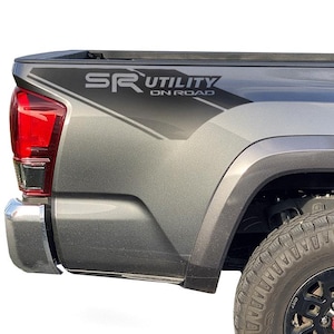 SR Utility On Road Decals Tacoma Truck Fit Toyota Bedside Decal Sticker Vinyl 2P