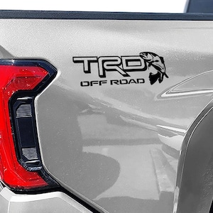TRD Off Road Fishing Decals Tacoma 2024 2025 Truck Fit Toyota Bedside Fish Decal Sticker Vinyl 2