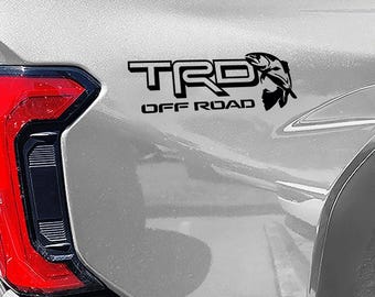 TRD Off Road Fishing Decal: Tacoma Truck Bedside Vinyl Sticker