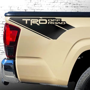 TRD Off Road Decals Tacoma Truck Fit Toyota Bedside Decal Sticker Vinyl 2Pcs