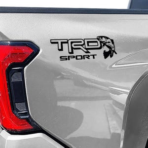 TRD Sport Fishing Decals Tacoma 2024 2025 Truck Fit Toyota Bedside Fish Decal Sticker Vinyl 2