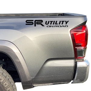 Tacoma Decal SR Utility Truck Fit Toyota Sticker Vinyl Decals Bedside Off Road Sport