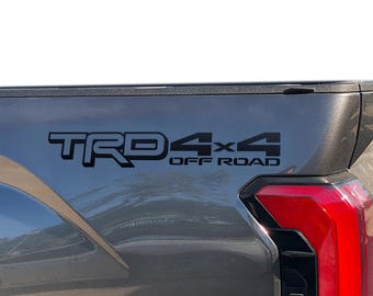 TRD 4X4 Off Road Decal: Toyota Tundra/Tacoma Bedside Vinyl Stickers