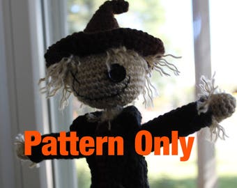 PATTERN ONLY!!** Scarecrow Crochet Pattern