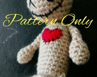 PATTERN ONLY!** Crochet Voodoo Doll Pin Cushion