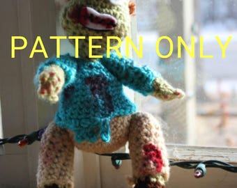 CROCHET PATTERN Zombie Doll