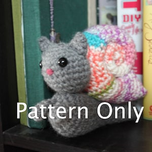 PATTERN ONLY!!** Crochet Kitty Snail Pattern