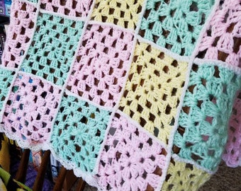 Handmade boy or girl baby blanket