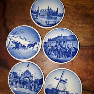 Royal Copenhagen miniature wall plates