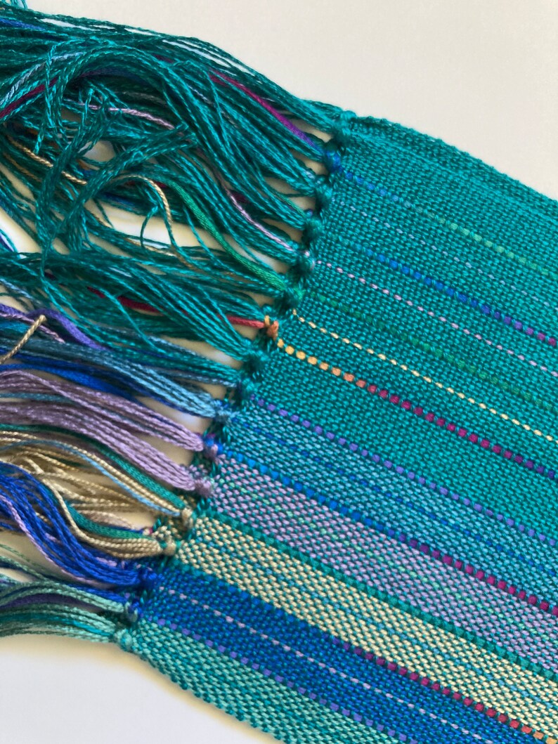 Mixed Stripe Scarf | Avocado Rind/Jade