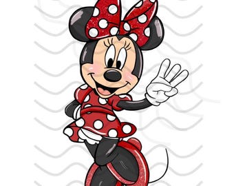 Minnie Mouse Third Birthday with Three Fingers