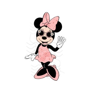 Minnie Maus Vierter Geburtstag Vier Finger - Digital Clipart