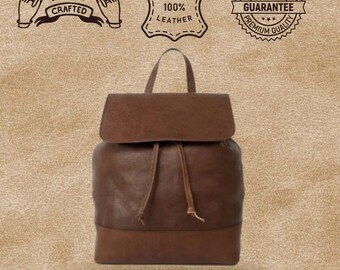 Plecak ze skóry vintage