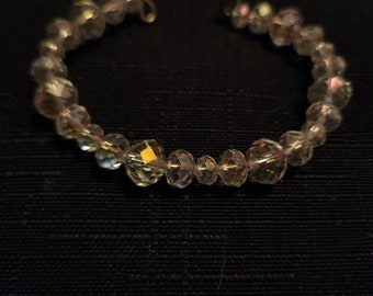 Sun-catcher beaded bracelet