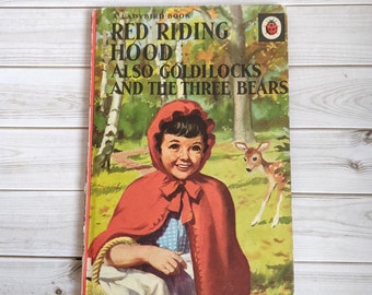 Vintage &#39;Red Riding Hood and Goldilocks&#39; Ladybird Book | Series 413 |  Perfect Gift for a Nostalgic Story Time