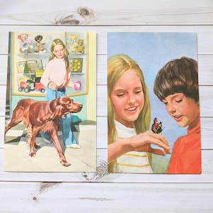 Vintage Ladybird Book Salvaged Pages X 10 Perfect as a Unique Gift