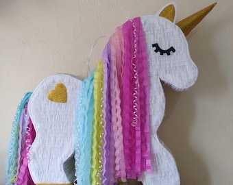 Unicorn Birthday piñatas