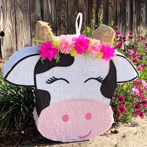Cow Birthday piñatas