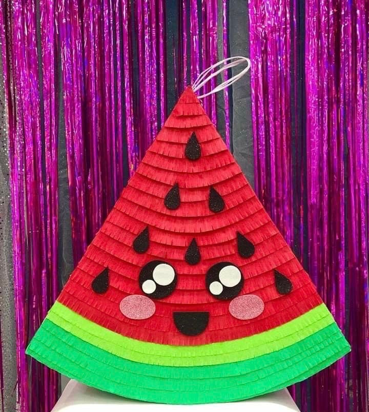 Custom watermelon Birthday piñata