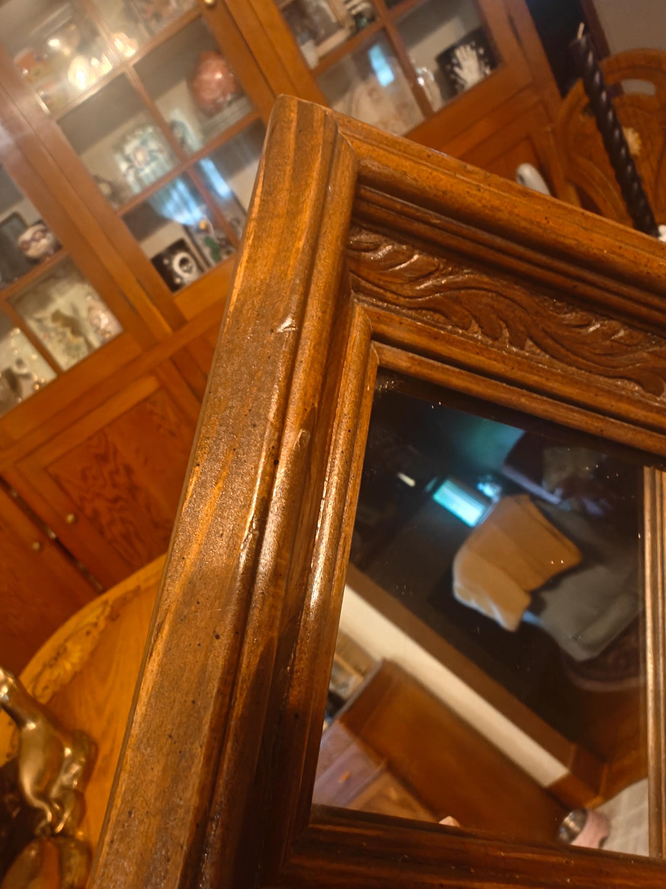 Carved Wood Filigree Mirror: Vintage Cottagecore Boho Gallery Wall ...