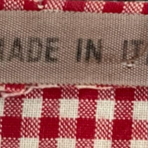 Rosso Gingham Flare Skirt with Ivory Wrap Blouse Set