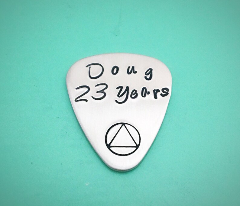 Recovery Gifts Guitar Pick Personalized Guitar Pick Etsy