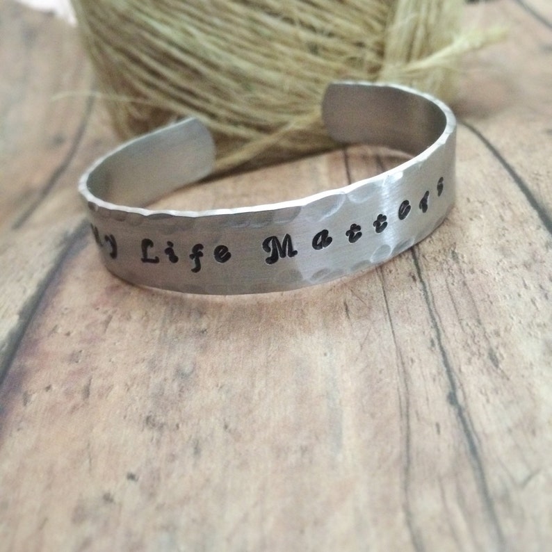 My Life Matters Bracelet Mental Health Awareness Bracelet Etsy