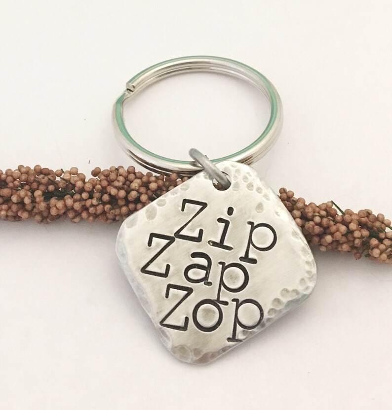 Zip Zap Zop Gift for Actors Improv Key Ring Improvisation Etsy