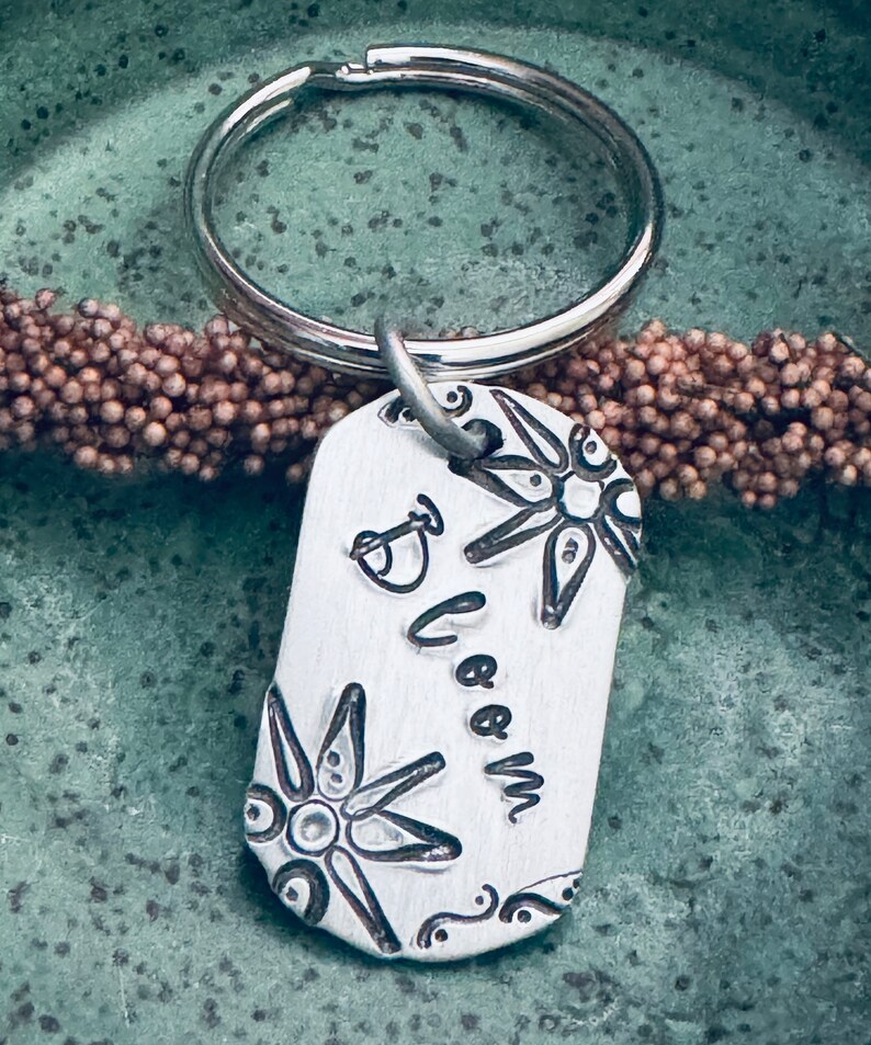 Bloom Key Ring, Self Love, Floral, Flower, Recovery, Inspiration ...