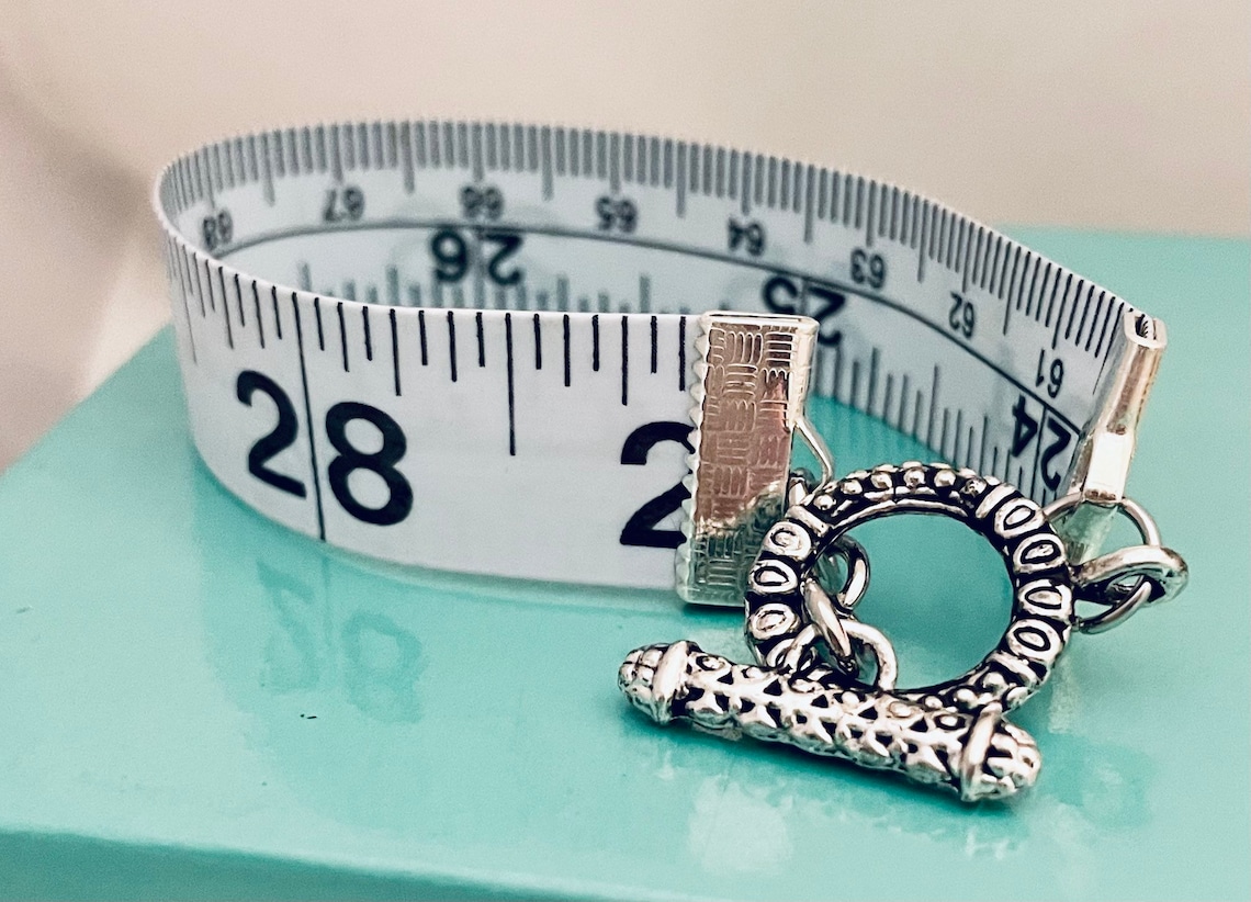 Measuring Tape Cuff Bracelet Weight Loss Bracelet Sewing Etsy