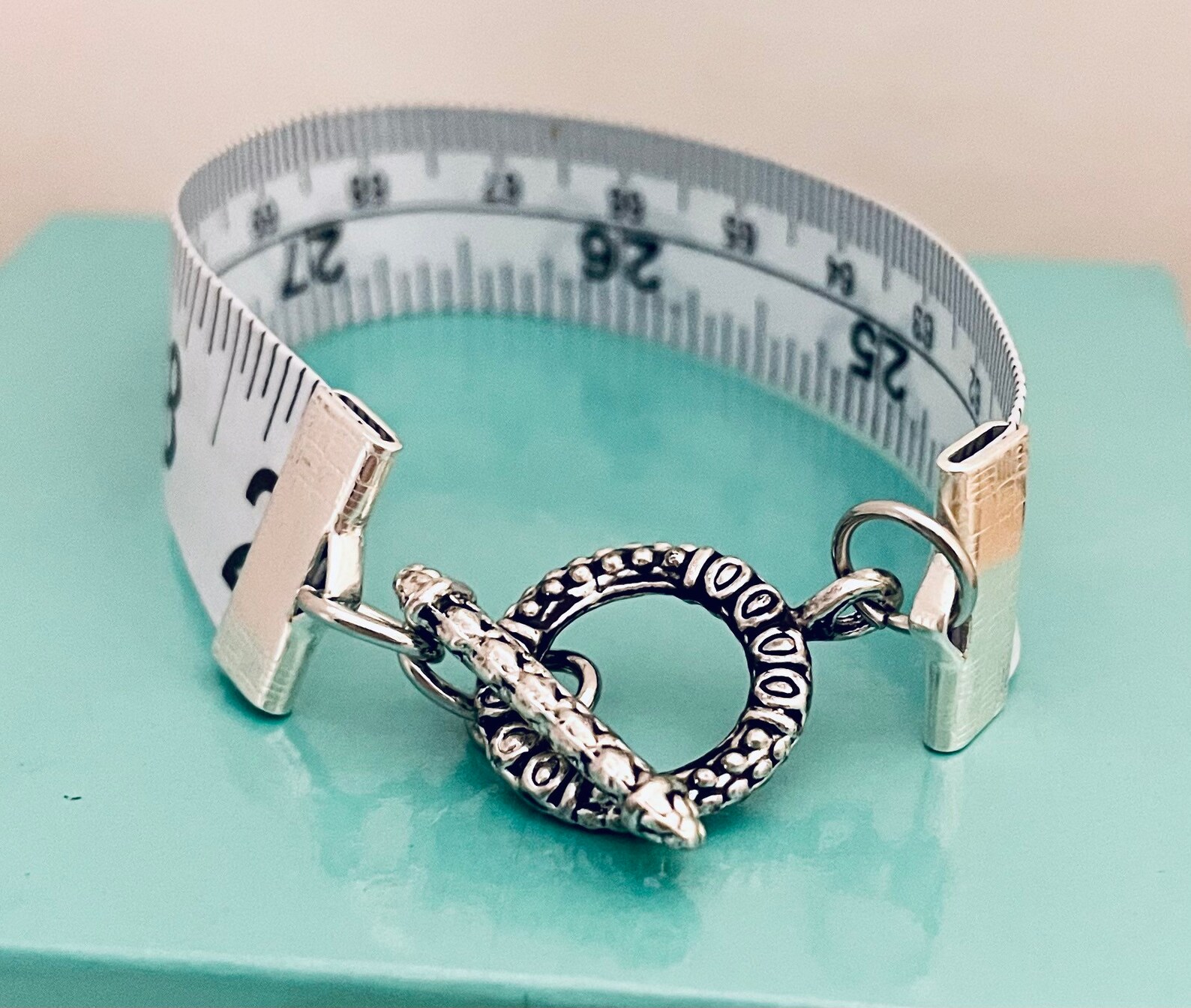 Measuring Tape Cuff Bracelet Weight Loss Bracelet Sewing Etsy