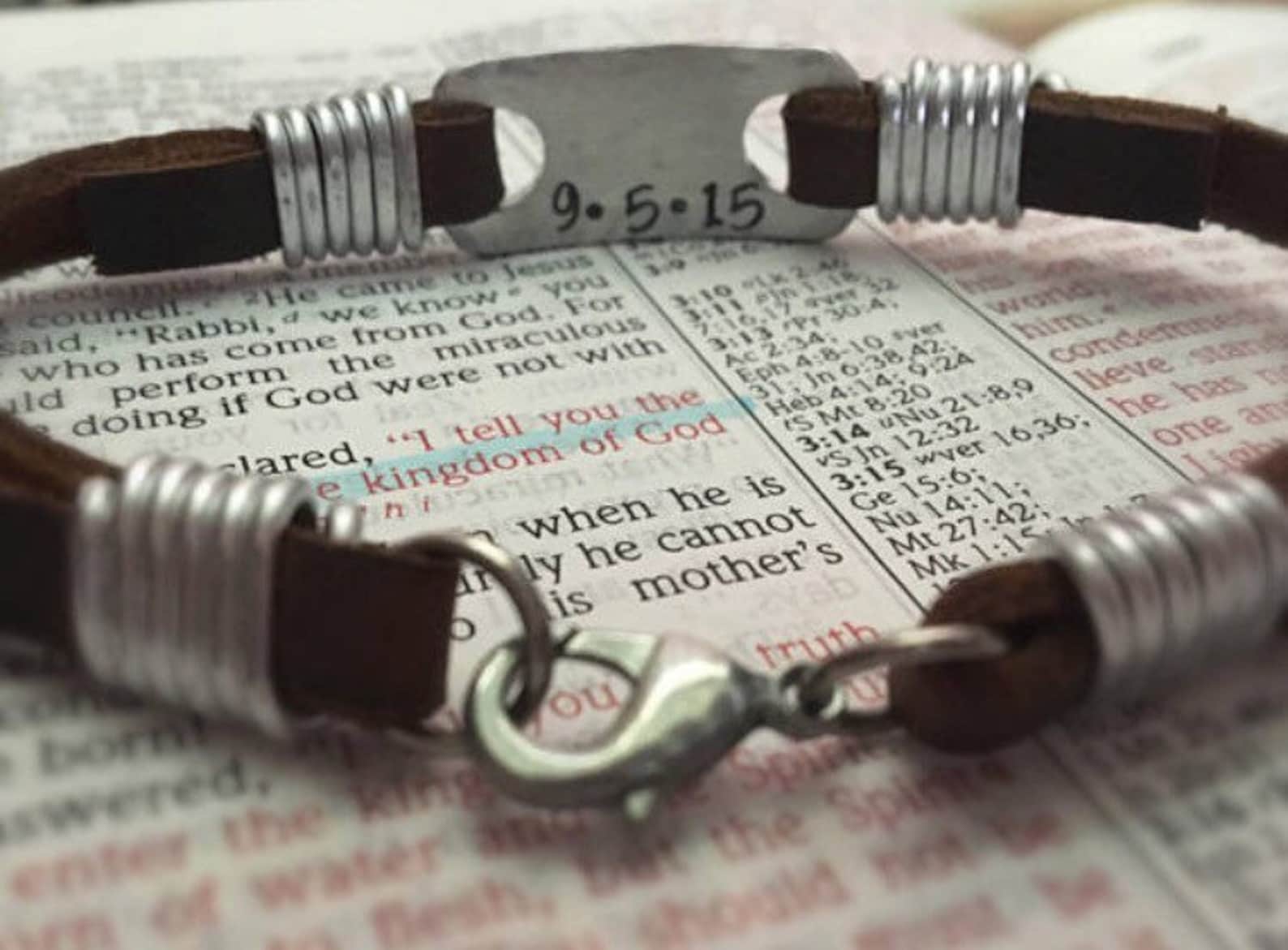 Christian Fish Bracelet Jesus Fish Bracelet Christian Etsy