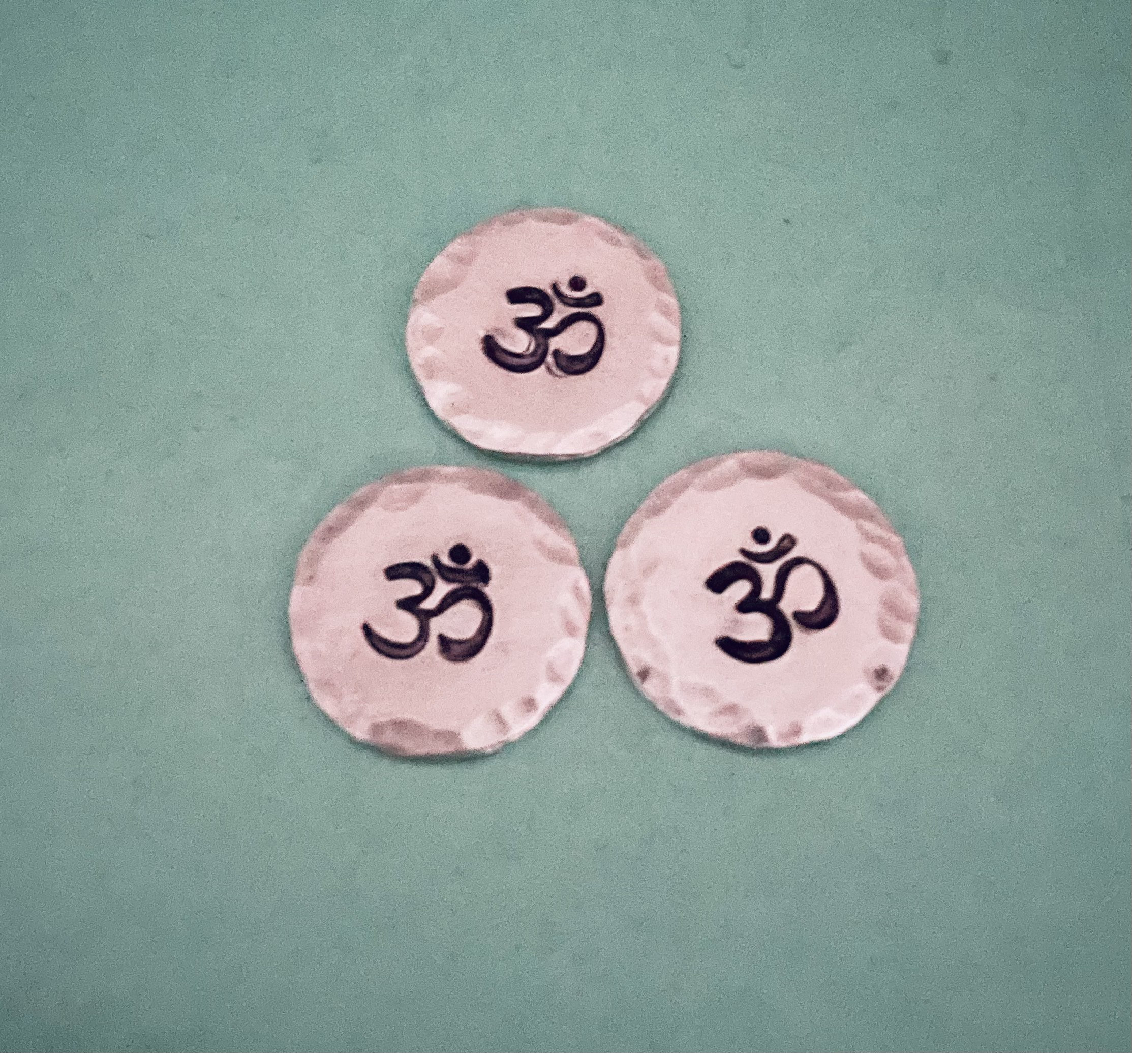 Alooms Tokens Om Aum Ohm Pocket Token, Meditation Coin, Inspirational Coin, Aum ...