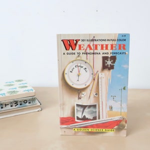 Vintage Weather Book - A Golden Science Guide