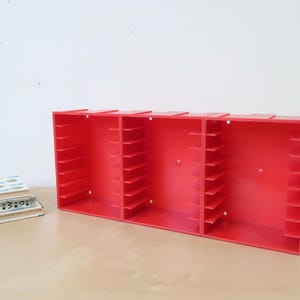 Vintage Cassette Tape Storage Unit Add&#39;n Stac - Three Pieces