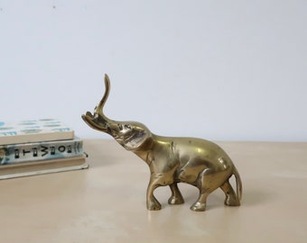 Vintage Brass Elephant