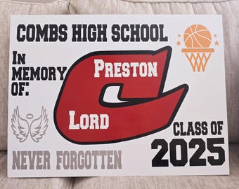 Handmade outside yard signs