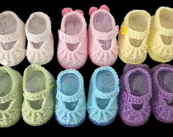 Baby Booties Hand-Crocheted