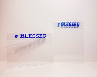 Handmade Vinyl Acrylic Frame 5 x 7