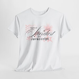 Stardust und Jacabox T-Shirt, Cyber Y2K Tech Vibes, Frauen in Computer Science Shirt, Unisex aus schwerer Baumwolle T-Shirt, süßes Programmierer Zitat Top Bild 3