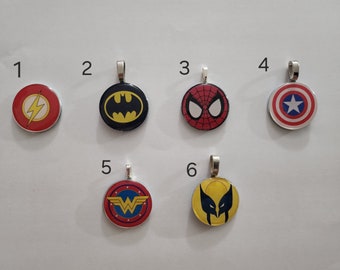 Superhero Washer Pendant