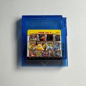 108-in-1-Spielekassette: Funktioniert auf GameBoy GBC – GBA – SP – Vintage
