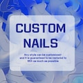Custom nails\/Custom 3D Floral nails\/Customized Dreamy nails\/Fairycorn nails\/Custom gothic nails\/Custom chrome nails\/Custom handpainted nails product logo